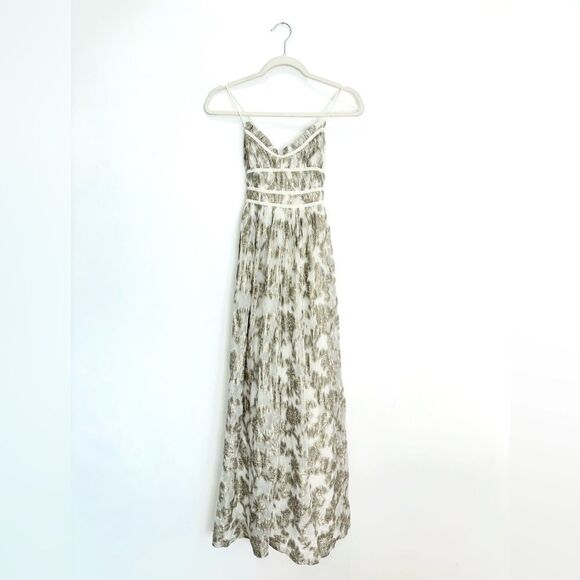 NWT Free People Charlie Bustier Maxi Dress In Ivory Combo - Picture 7 of 10